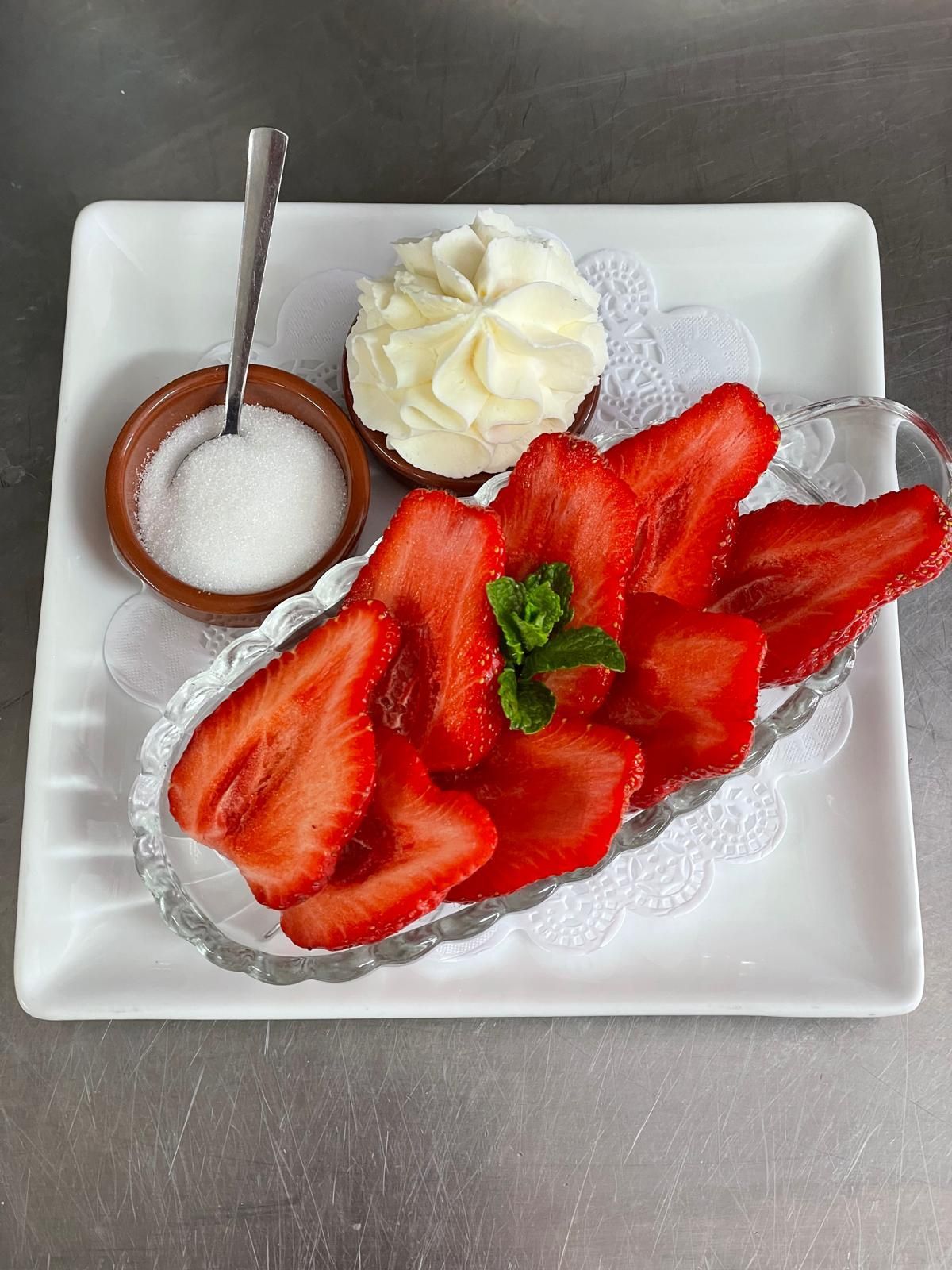 Assiette tradition Fraises de Pissos