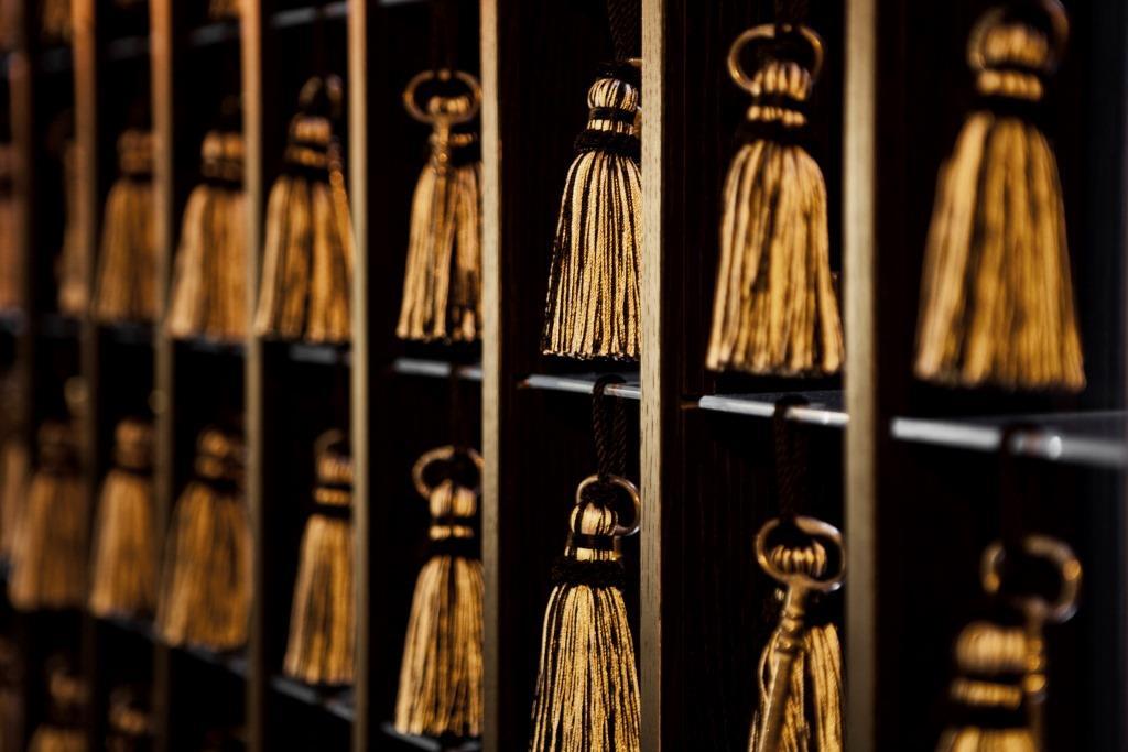 Dekorative Schlüsselanhänger im The George Hotel