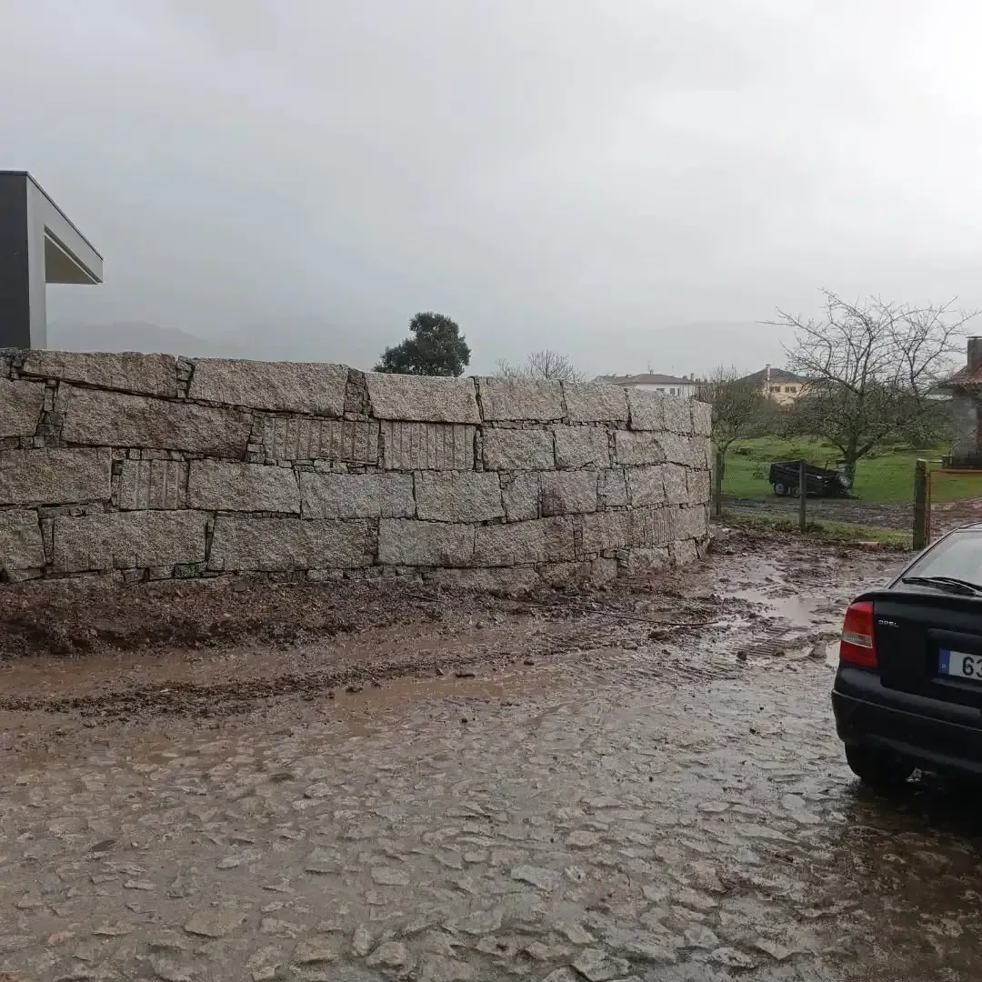 En un día nublado, un gran murro