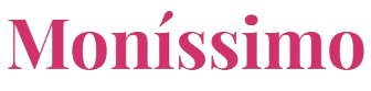 "Mon&iacute;ssimo" en marco ovalado color granate.
