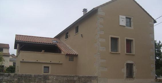 Façade après ravalement - Combettes