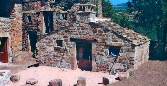 Rénovation en pierre de four à pain - Combettes