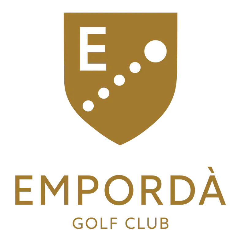Logotipo del escudo dorado del Empordà Golf Club: 
