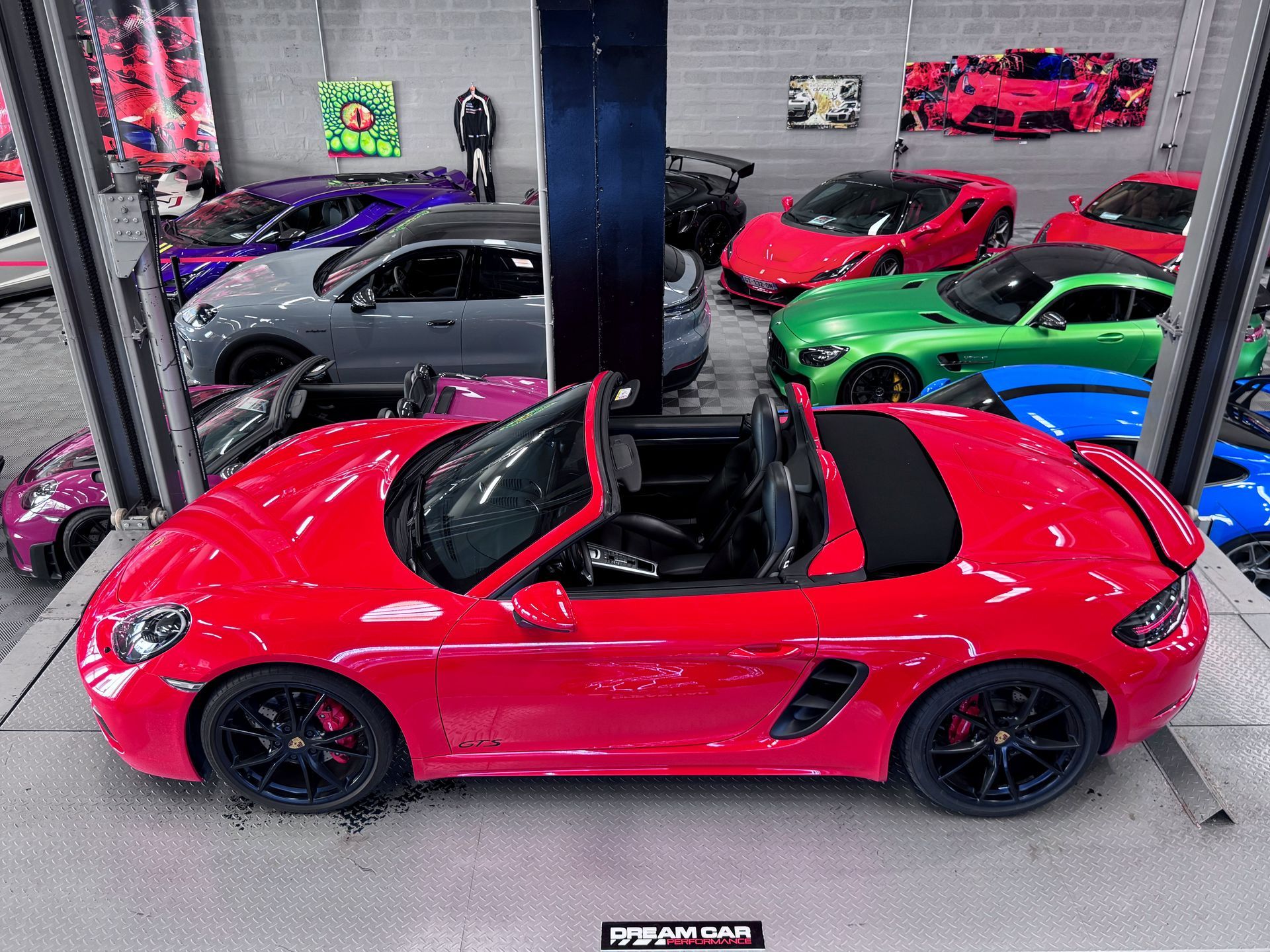 PORSCHE 718 Boxster GTS 2.5 PDK – Rouge Indien – Chrono - Bose
