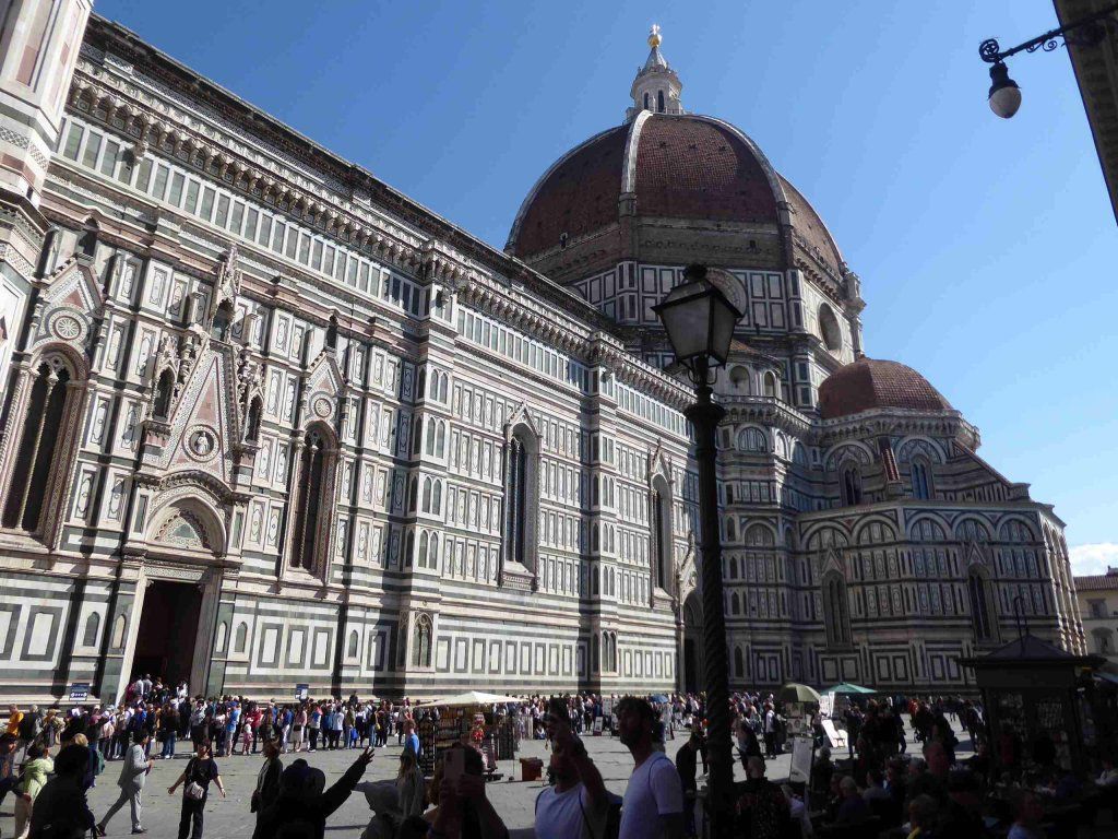 Fahrschule direkt vor dem Camper auf italienische Art