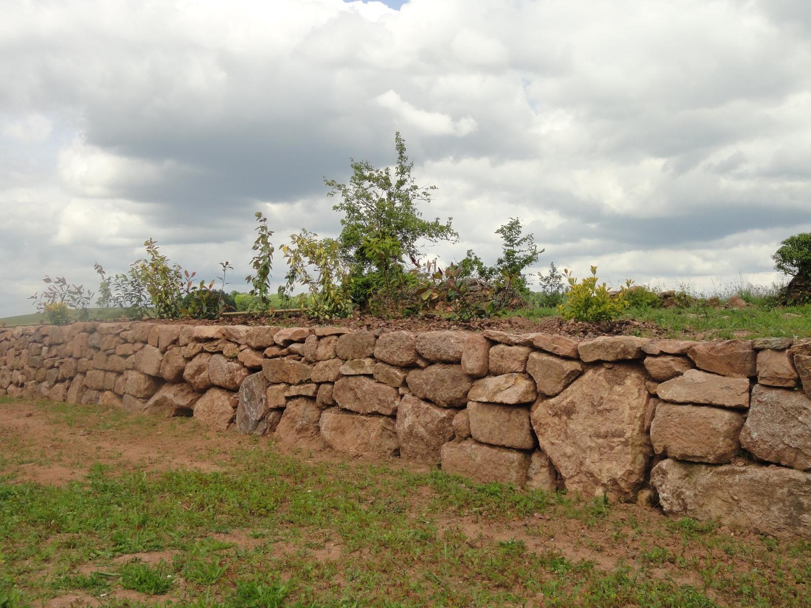 Maçonnerie en Corrèze- Rénovation de mur pierres sèches