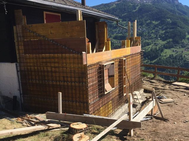 chalet en rénovation