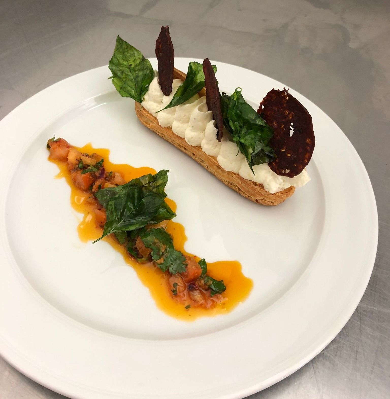 Dessert travaillé