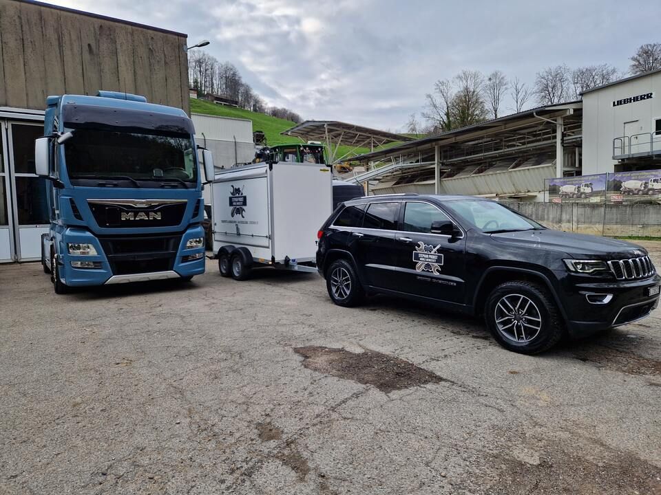 Fahrzeug und mobile Werkstatt von Stephan Probst Transporte & Landmaschinen