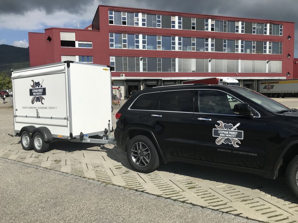Fahrzeug und mobile Werkstatt von Stephan Probst Transporte & Landmaschinen