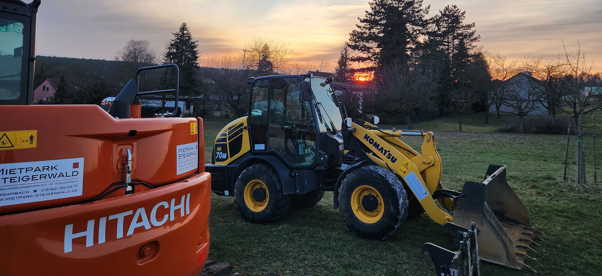 Baumaschinen und Baugeräte