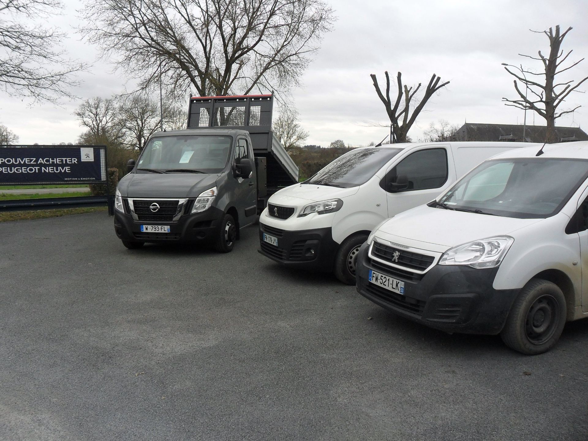 Parc de véhicules du garage 2