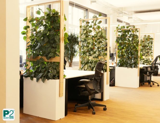 Modernes Büro mit Pflanzen