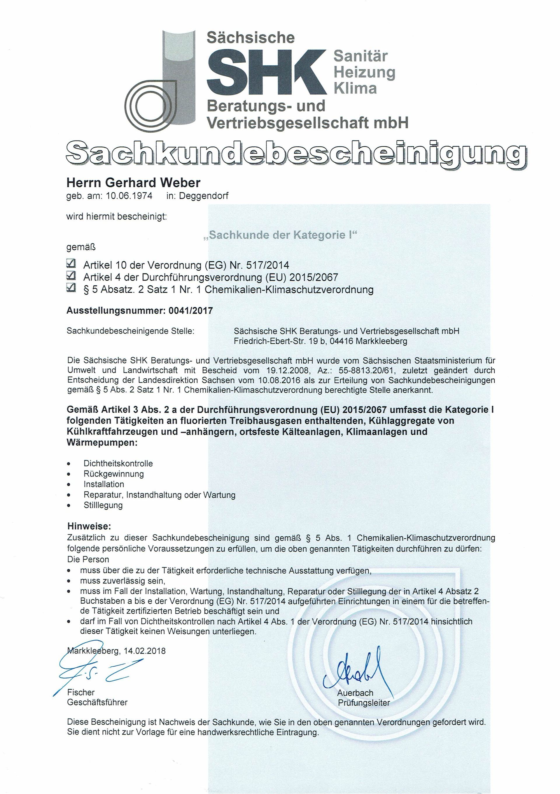 Sachkundebescheinigung-Kategorie-Kaeltetechnik