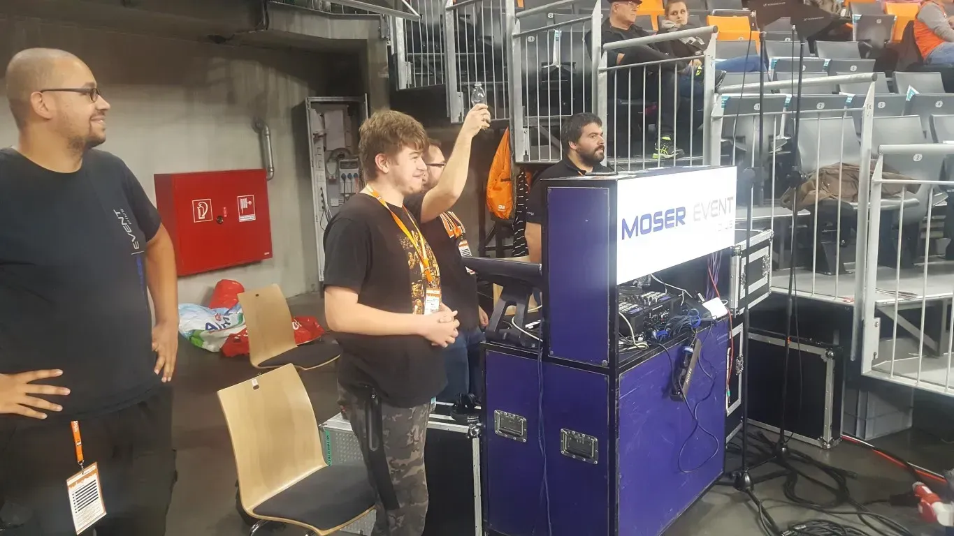 Moser Event plus Team während der Veranstaltung der 1. Basketball-Bundesliga BBL