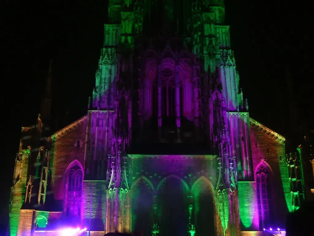 Illumination eines Doms