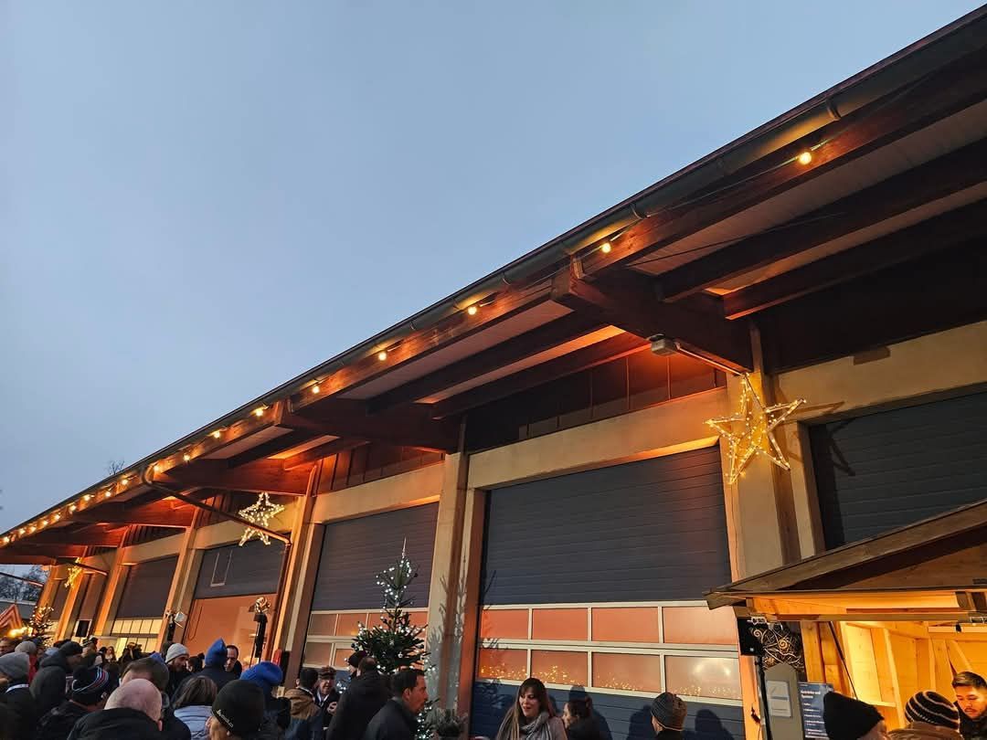 SWU Weihnachtsbaumaktion am Kraftwerk Wiblingen