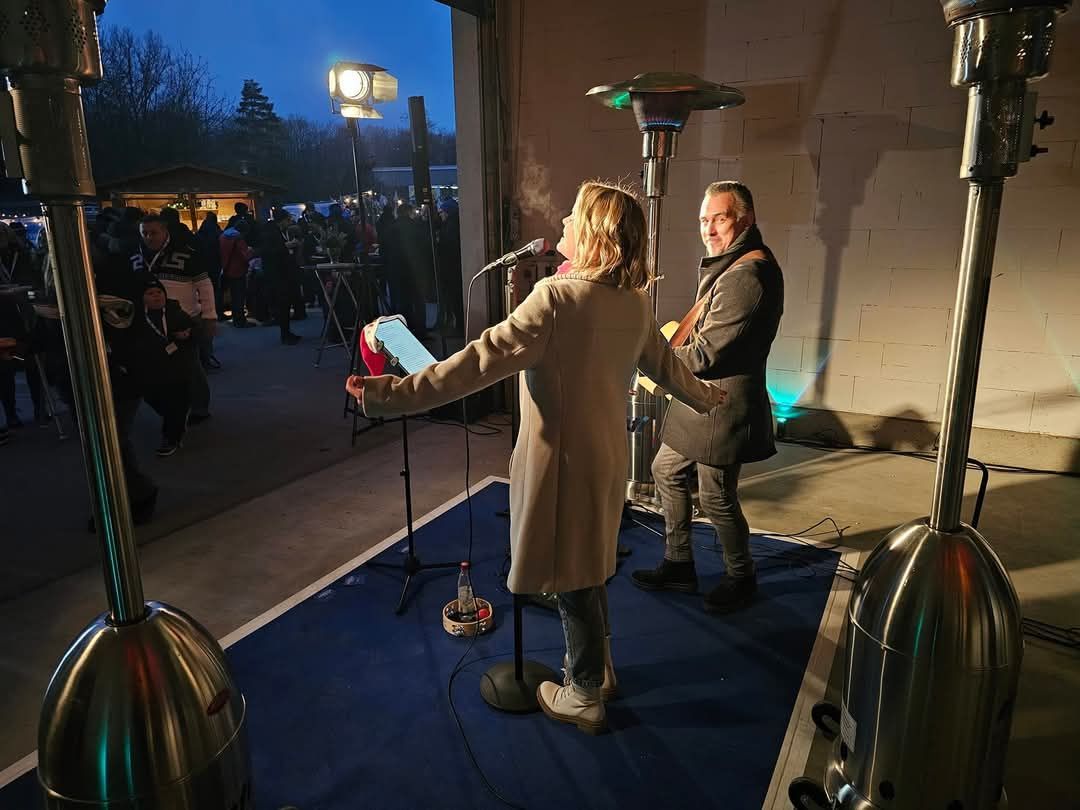 SWU Weihnachtsbaumaktion am Kraftwerk Wiblingen