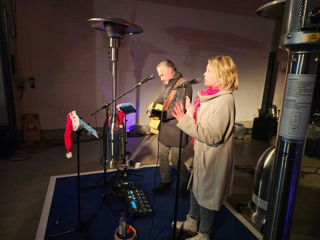 SWU Weihnachtsbaumaktion am Kraftwerk Wiblingen