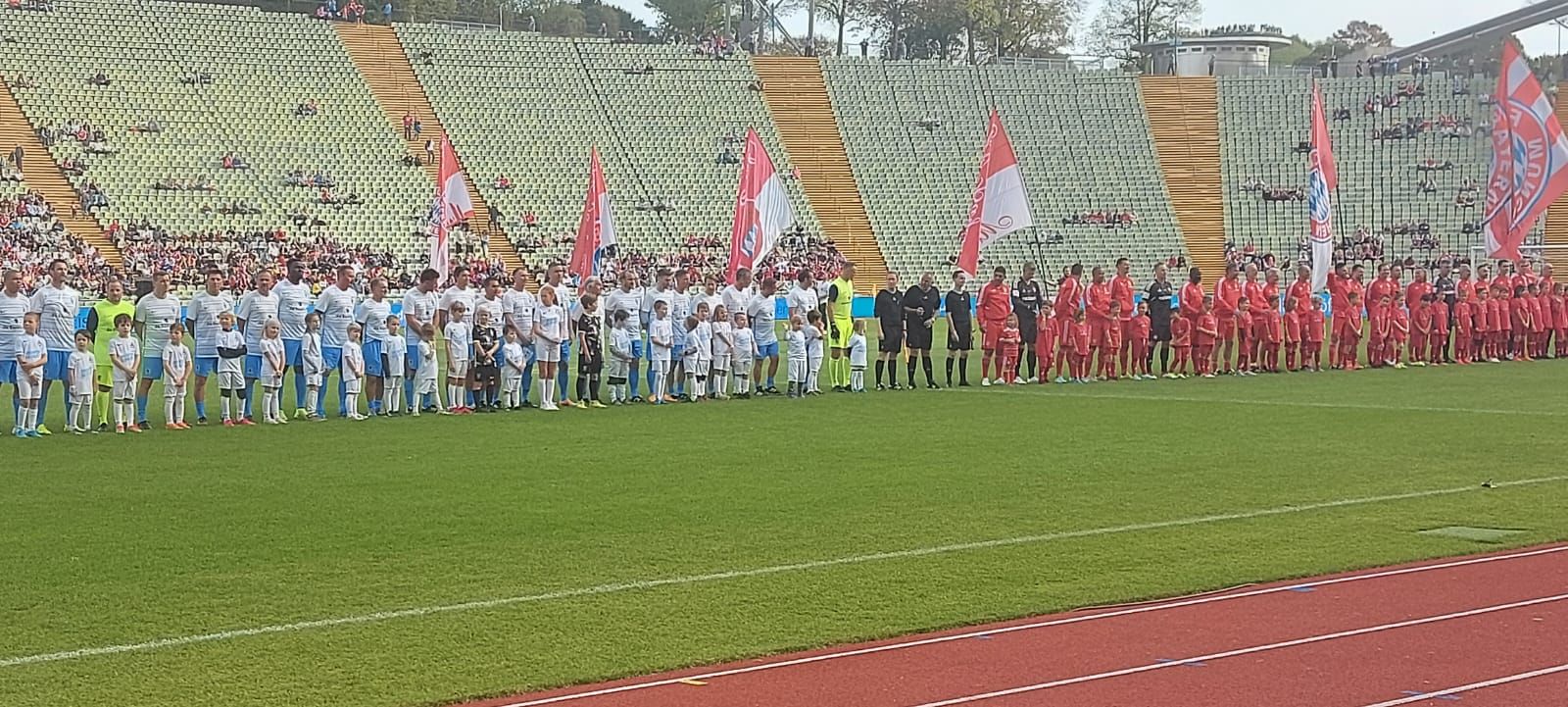 Sportveranstaltung im Fußballstadion