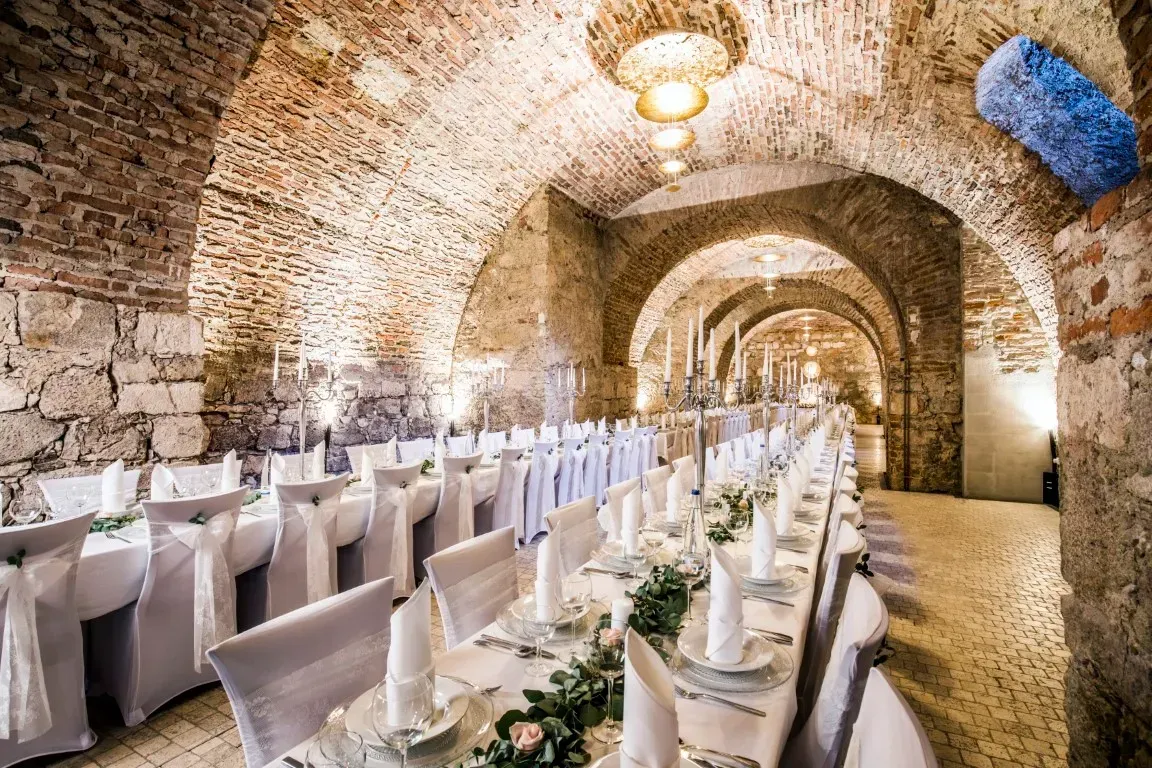 Hochzeitsveranstaltung im Gewölbe Schloss Erbach