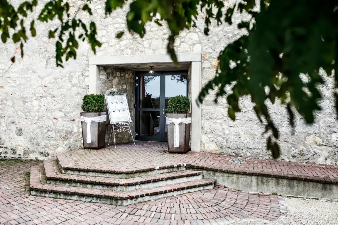 Außenbereich des Schloss Erbachs