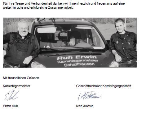 Kaminfegergeschäft Erwin Ruh