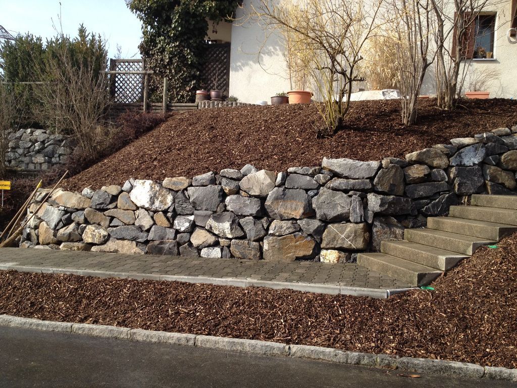 Mauern - Perlen - Fischer Gartenbau GmbH Perlen