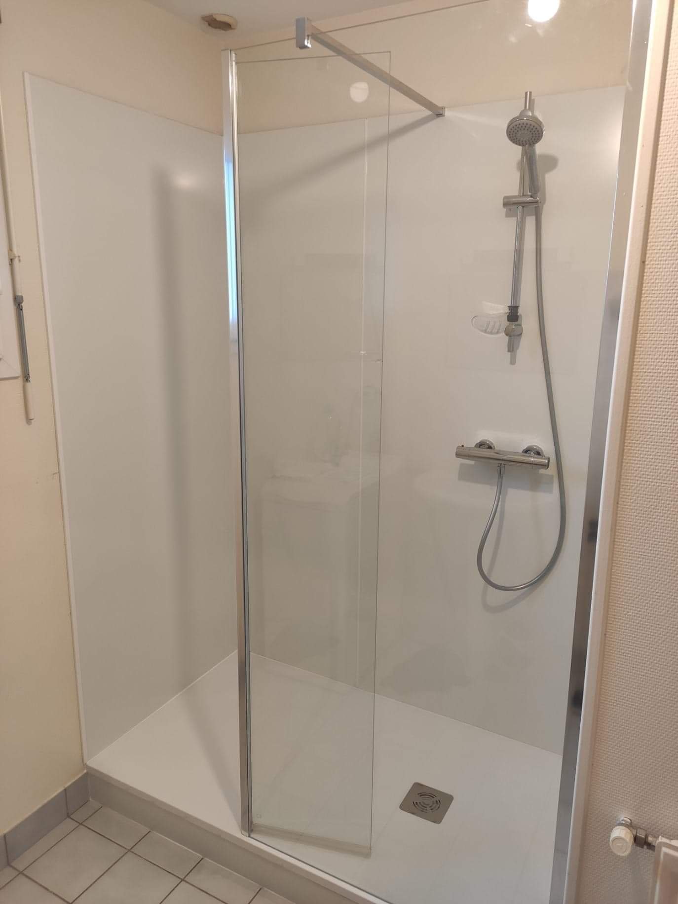 Douche à l'italienne