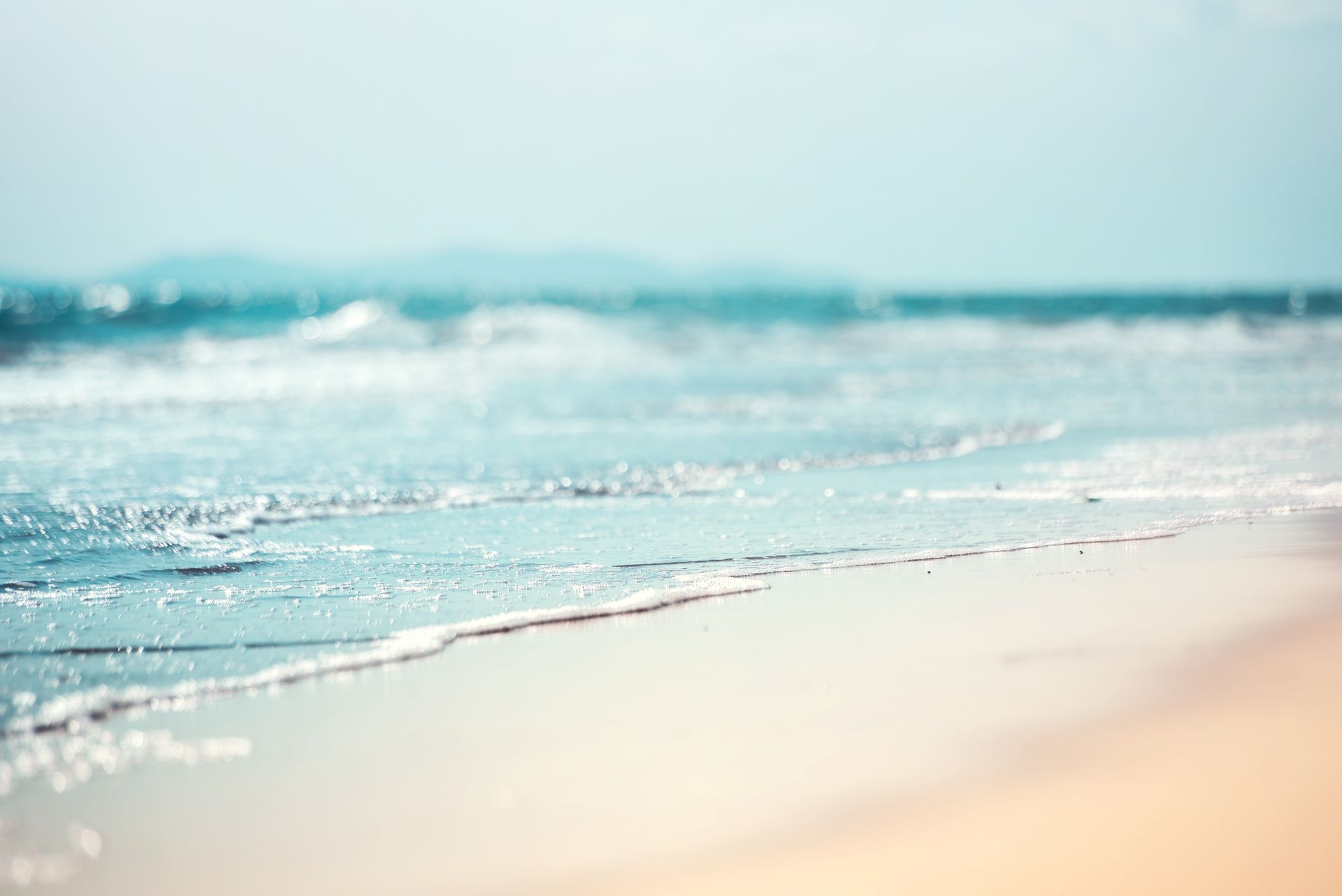 Plage de sable blanc