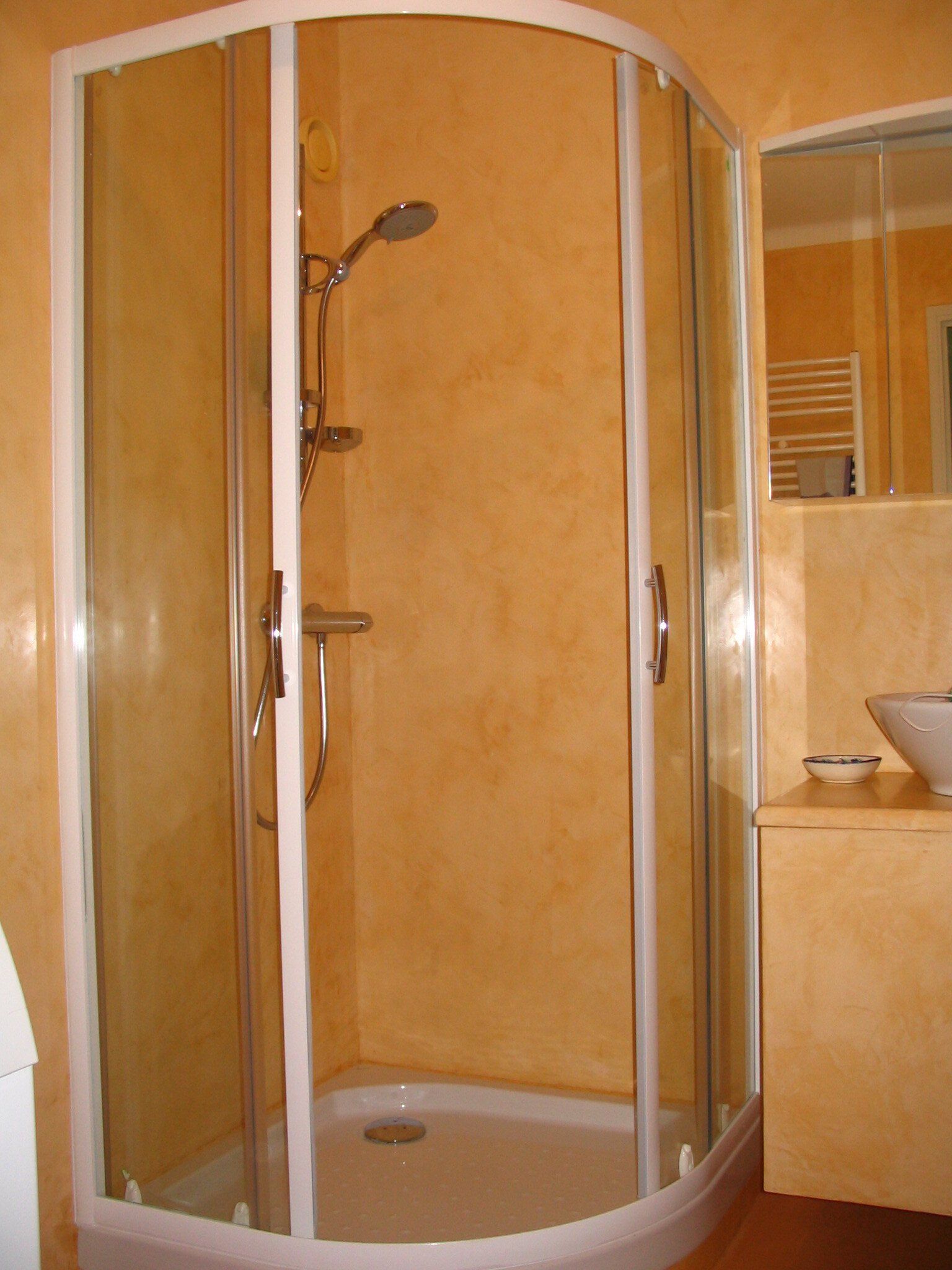 Tadelakt dans salle de bain