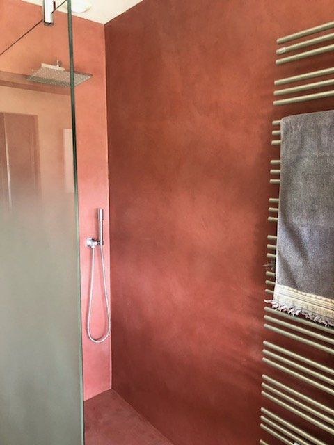 salle de bain béton