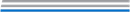 Zwei parallele graue horizontale Balken über einem blauen horizontalen Balken.