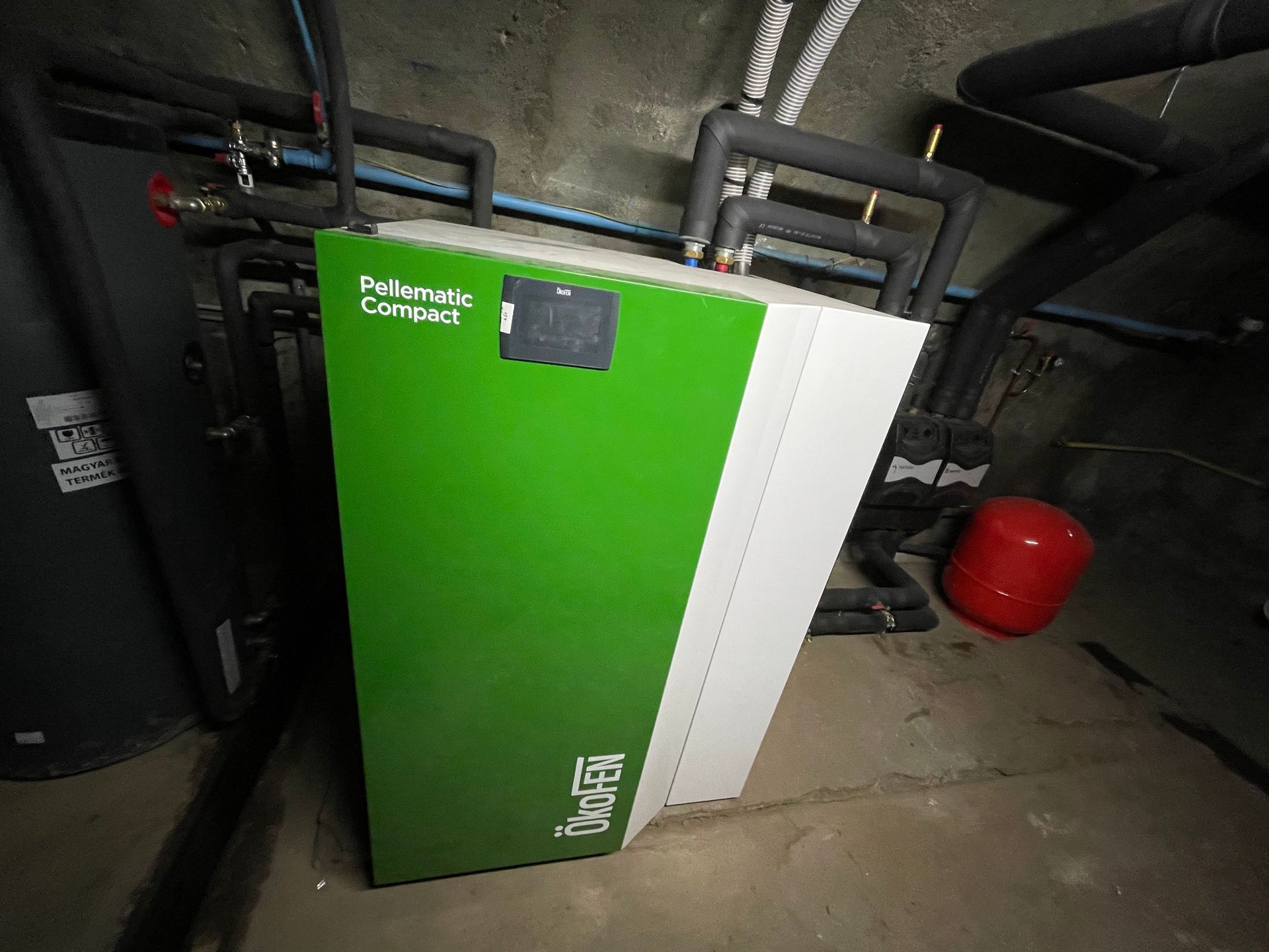 Chaudière à granulés verte