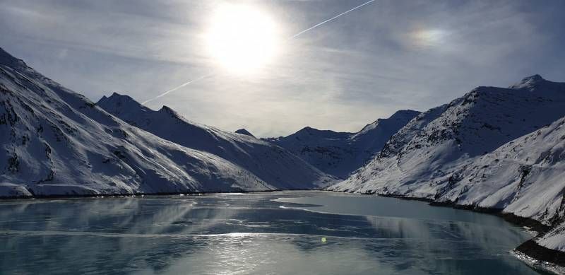 Ausblick vom Restaurant Mattmark