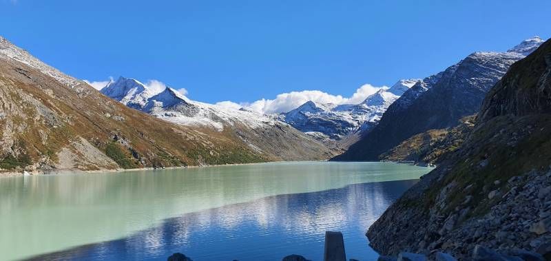Ausblick vom Restaurant Mattmark