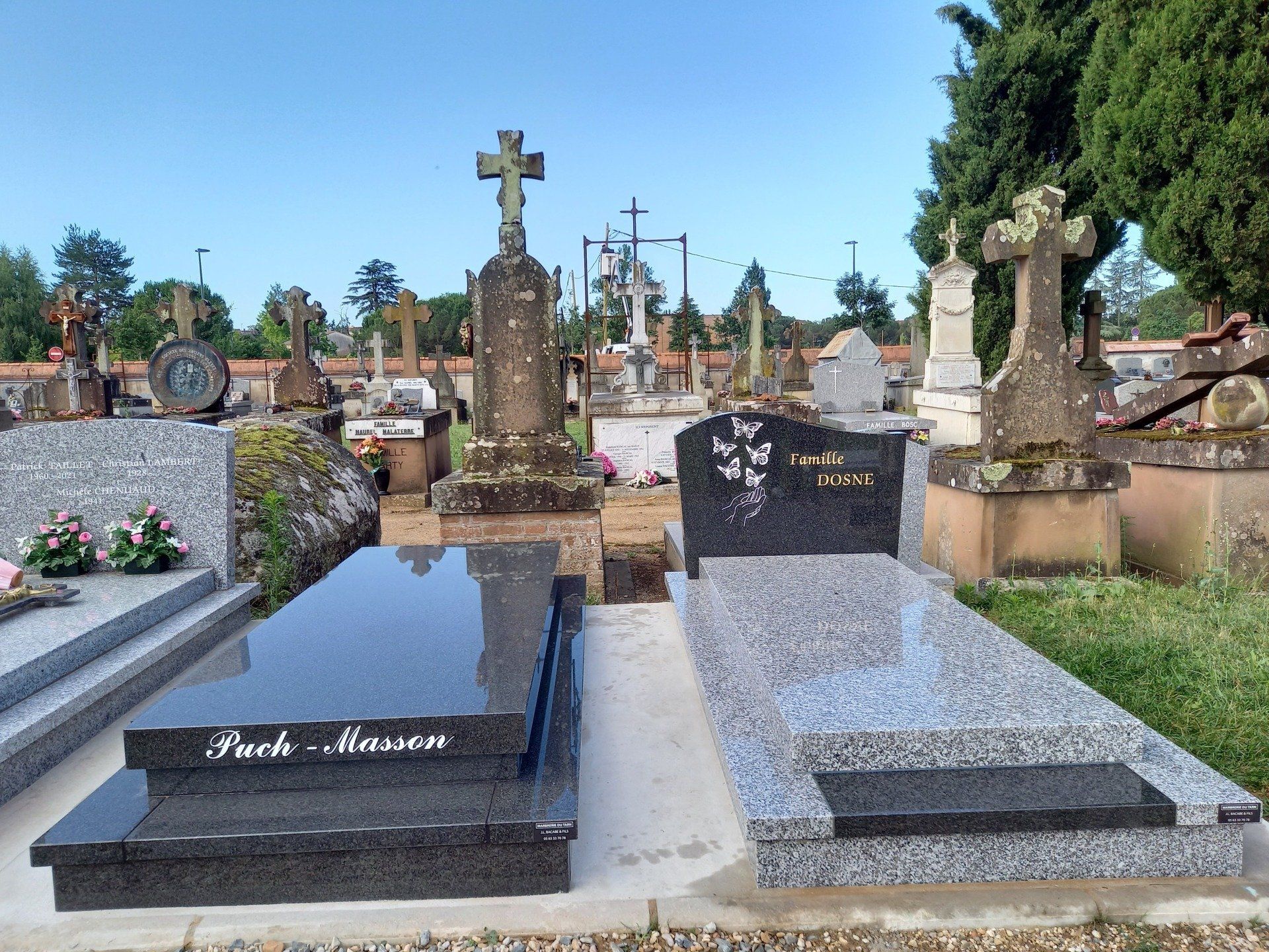 Monuments funéraires - atelier de fabrication à Rabastens et Gaillac