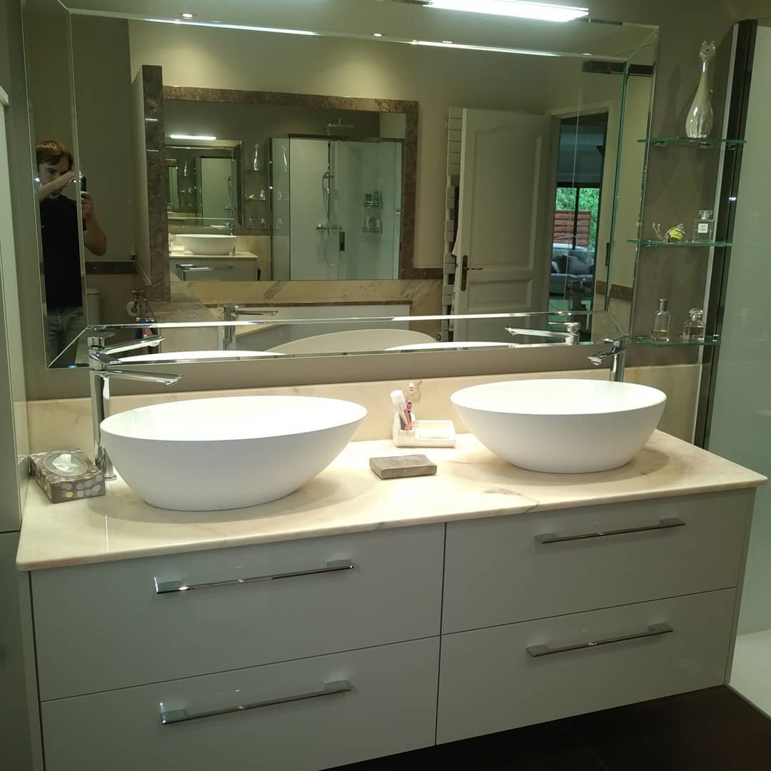 Plan de sous vasque en marbre