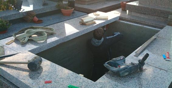 Construction de caveaux