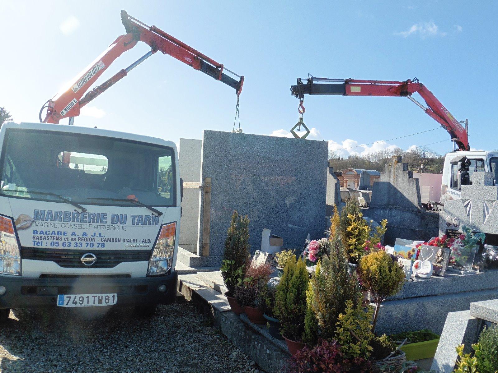 Construction de caveaux maçonnés