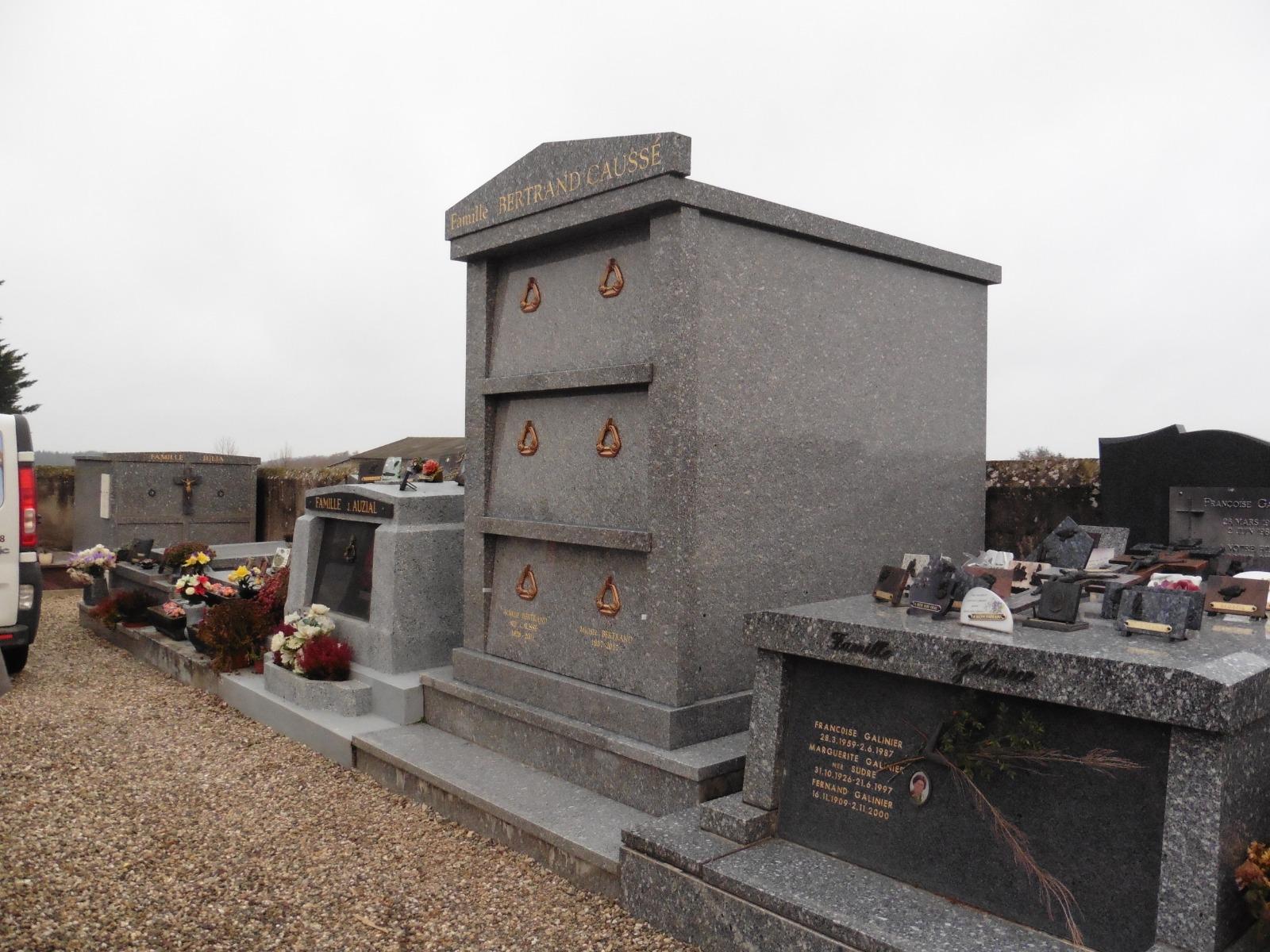 Réalisation de columbarium familial