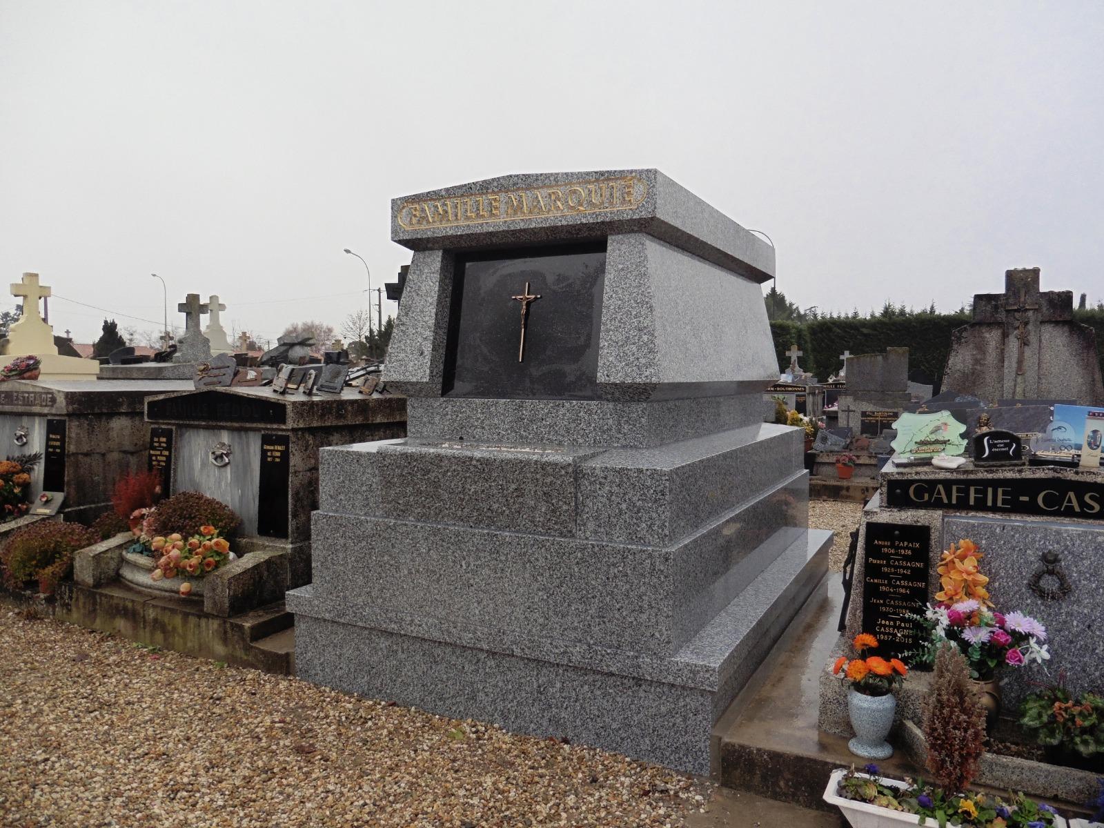 Réalisation sur mesure de columbarium familial
