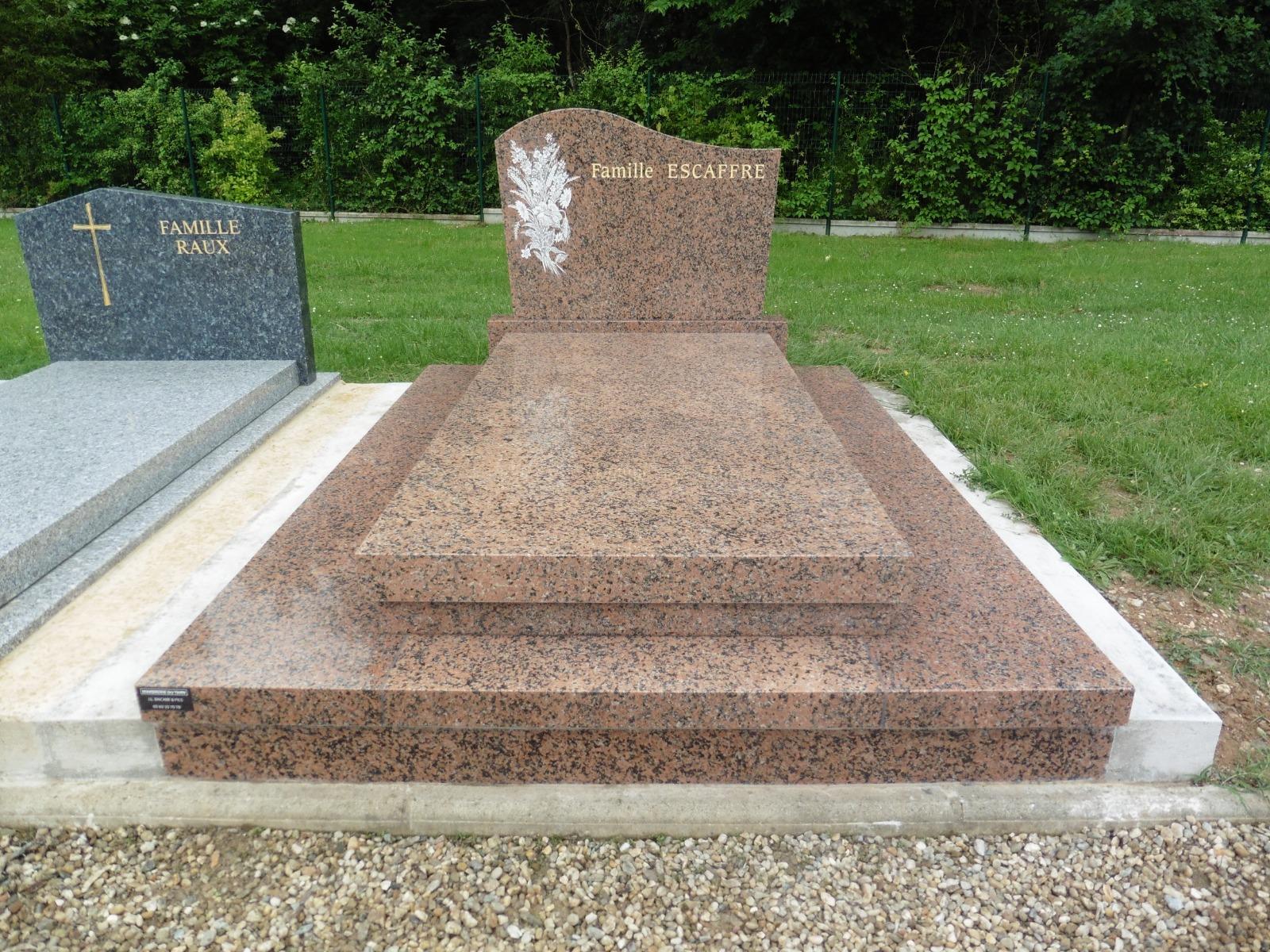 Fabrication et pose de monument funéraire