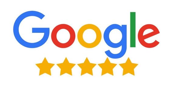 Un logotipo de Google con cuatro estrellas.