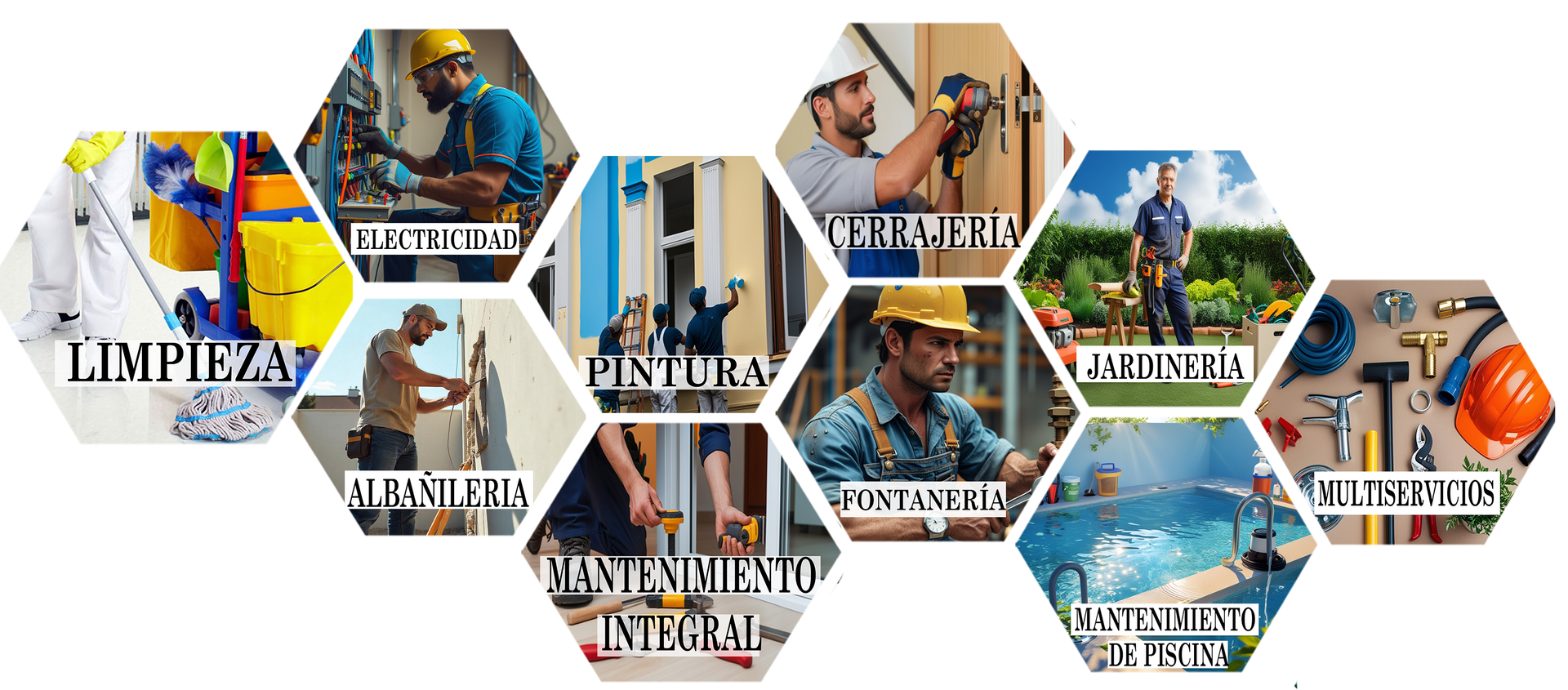 Un diagrama que muestra diferentes tipos de servicios en español.