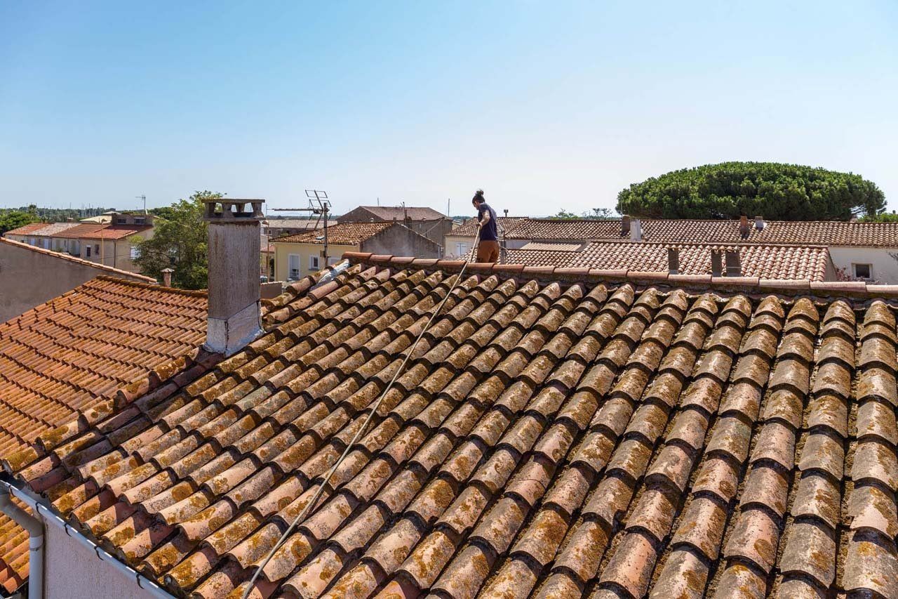 Démoussage de toiture 2