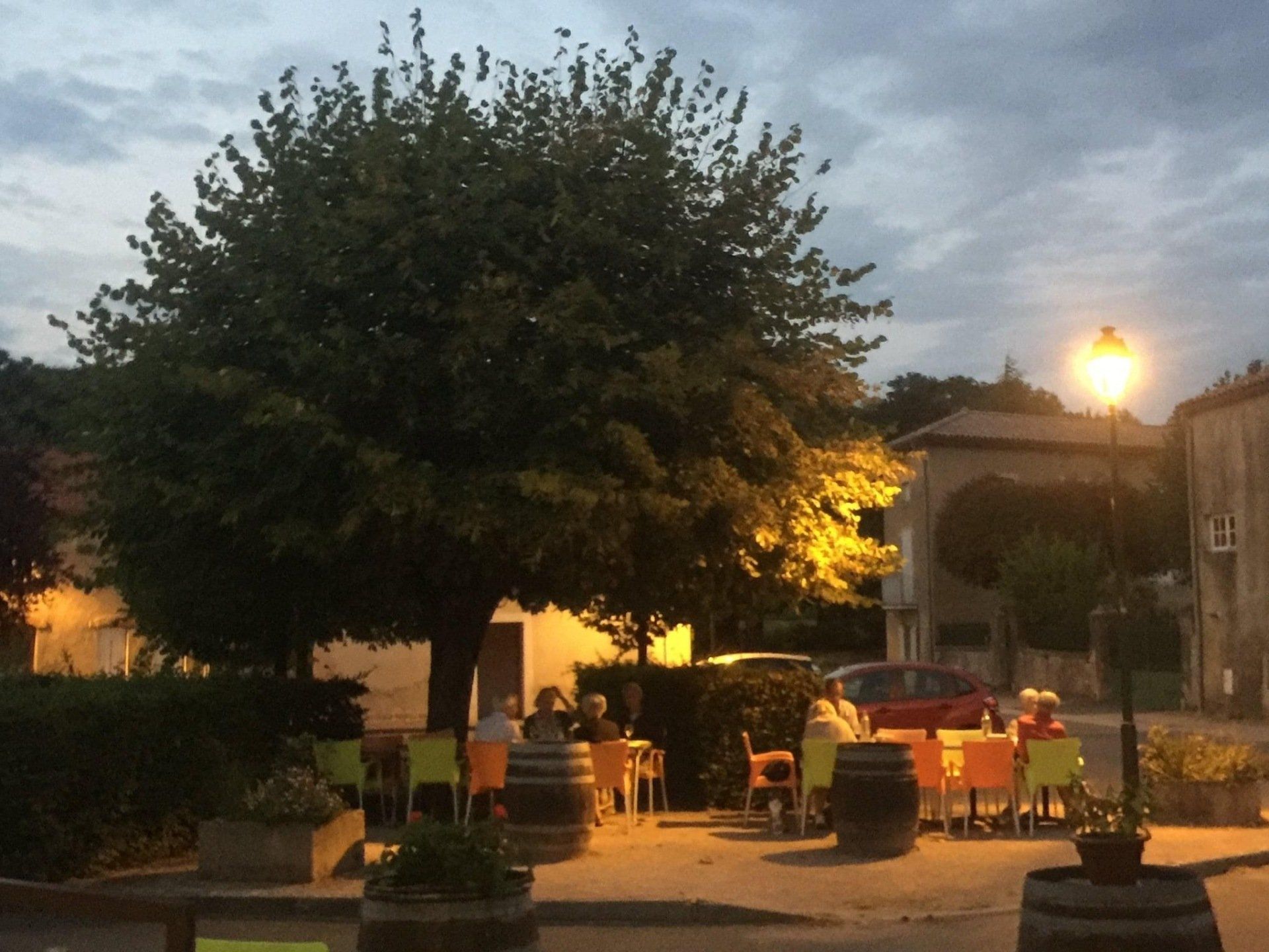 Une soirée à l'extérieur