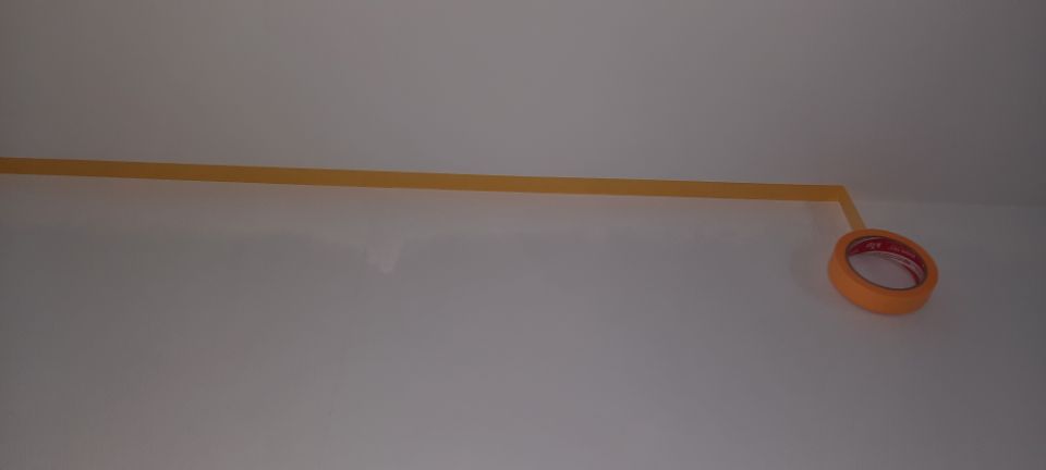 Malerarbeiten in einem Innenbereich