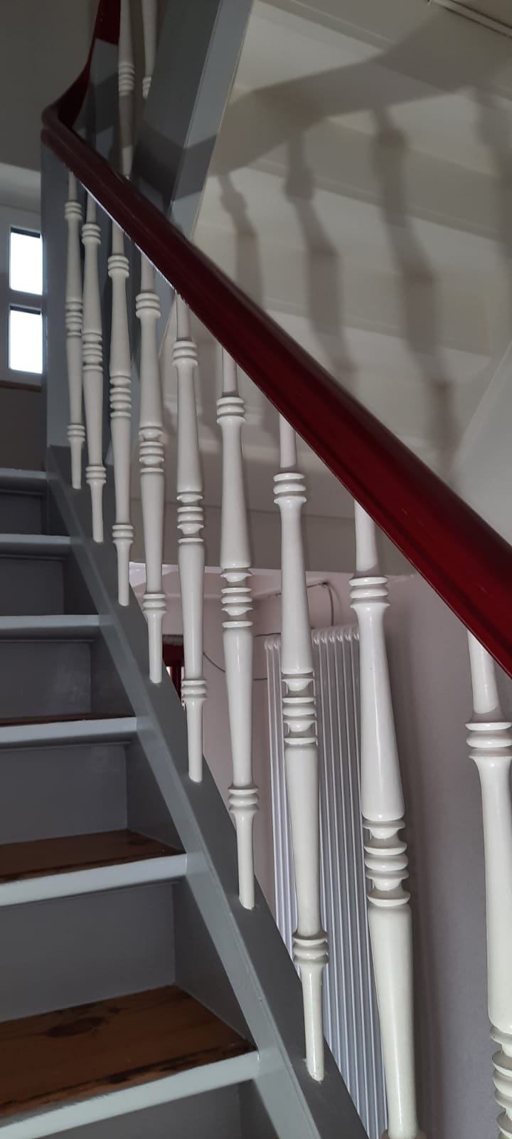 Gemaltes Treppenhaus