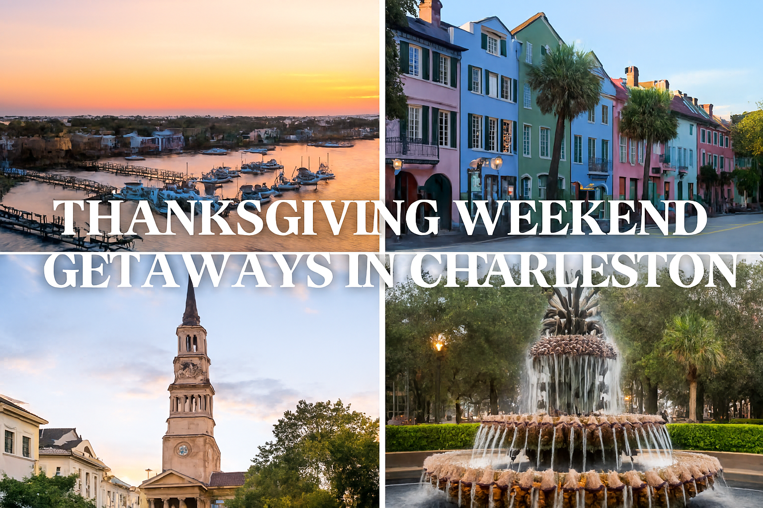 Thanksgiving Weekend Getaways in Charleston | Fun & Events